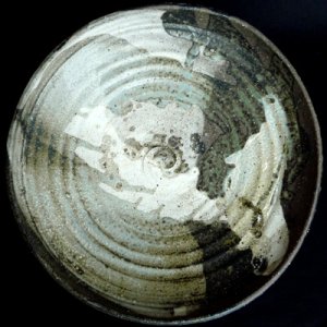画像1: 流釉尺盛鉢