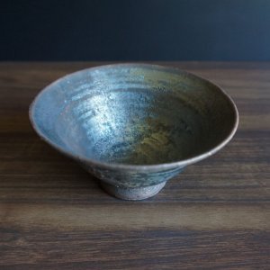 画像1: 光彩鉄釉飯碗