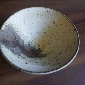 画像1: 絹白釉飯碗