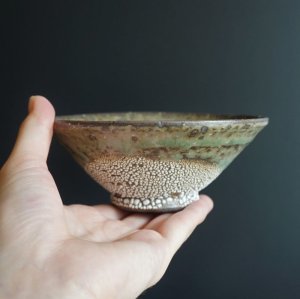 画像1: かいらぎ灰釉飯碗