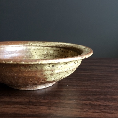 画像1: 絹白釉リム小鉢