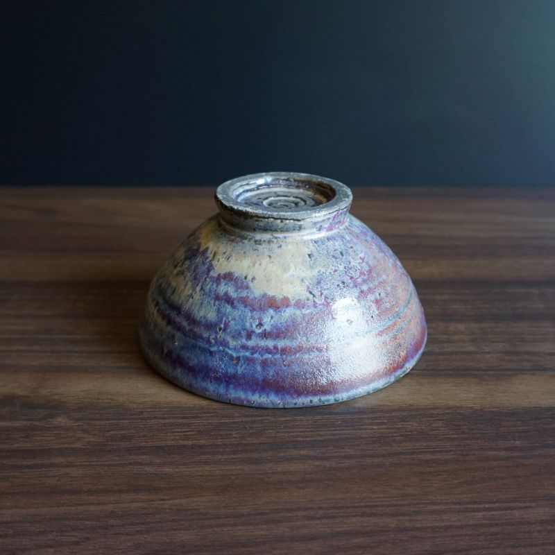 画像: 紫雲釉飯碗
