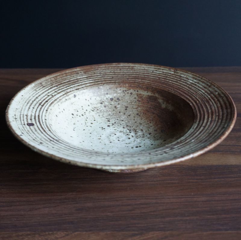 画像5: 絹白釉櫛目リム鉢